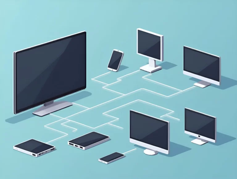 Schéma Branchement IPTV montrant la connexion entre une box Internet, un décodeur IPTV et un téléviseur.
