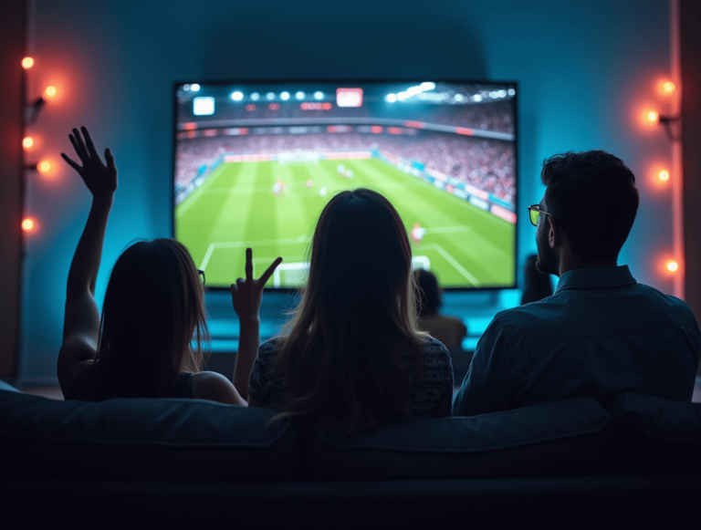 IPTV sport HD avec abonnement annuel pour regarder des matchs en direct en haute définition sur différents appareils.